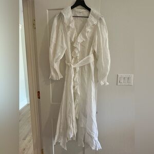 Doen Ivory Pleated Blouse
